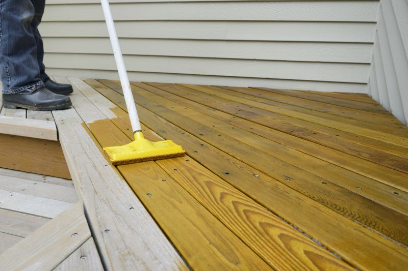 Staining a Deck